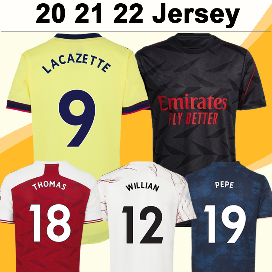 

20 21 22 TIERNEY SAKA WILLIAN Home Away 3rd Mens Soccer Jerseys MAITLAND-NILES THOMAS PEPE Short Sleeves Youth Football Shirt Adult Uniforms, Qm251 2021 home no patch