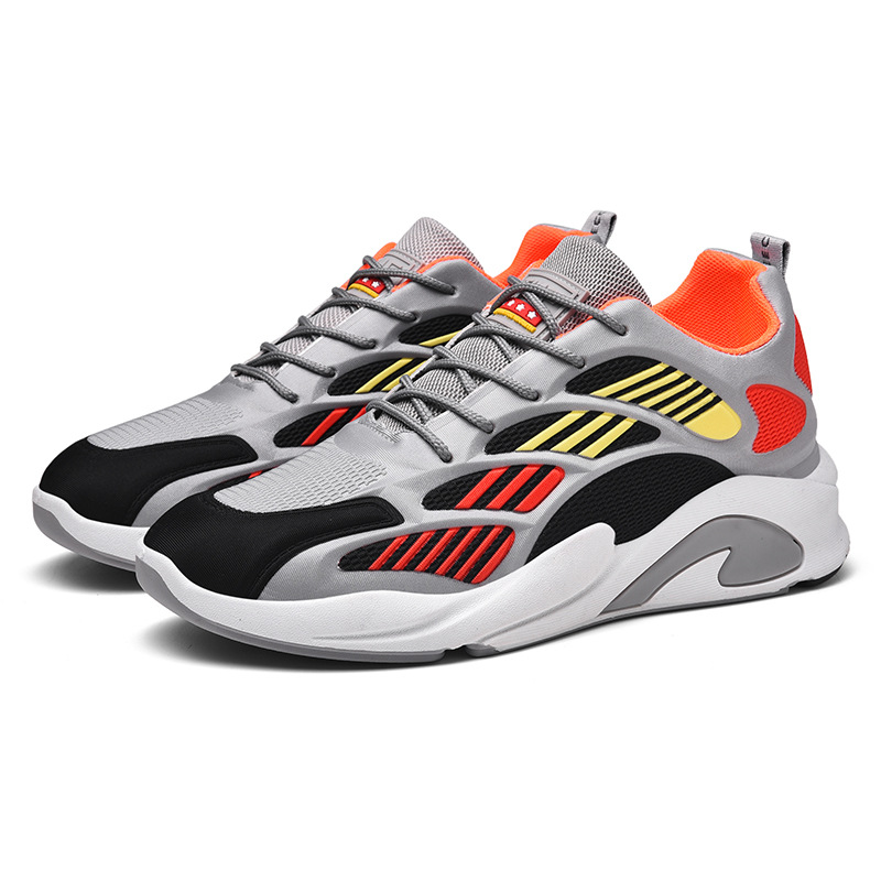 

Foreign Shoes trade spring and autumn flying woven men's shoe single cloth casual sports running low-cut breathable men, 02