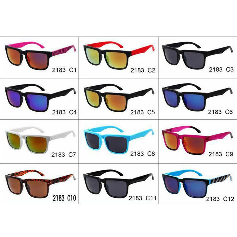 

Brand Designer Sunglasses Fashion Men Square Frame Driving Sun Glasses Shades All Black Sport Brand Glasses 12 Colors 2183
