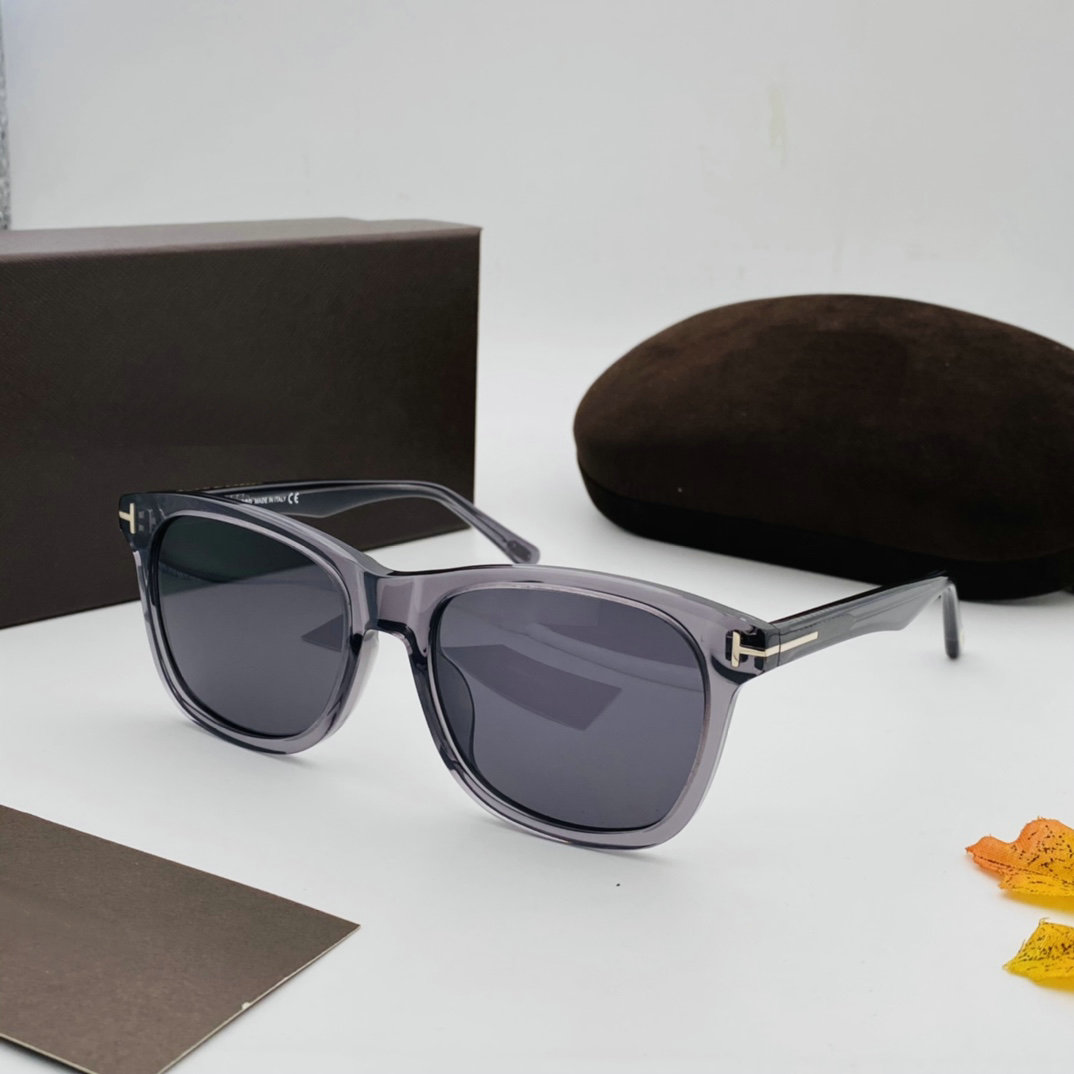 

Fashion luxury brand polarized men Tom sun glasses for women Driving square sunglasses TF595 With Original Case, White;black