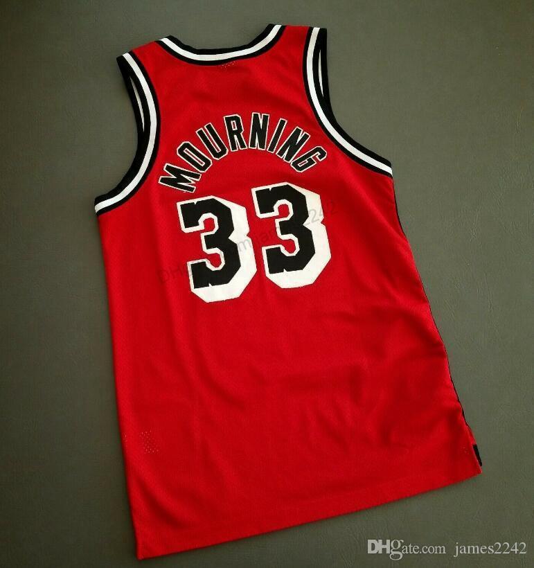 

Cheap Custom Retro #33 Mourning Basketball Jersey Men's Stitched Red Any Size 2XS-3XL 4XL 5XL Name or Number Top Quality Shirts