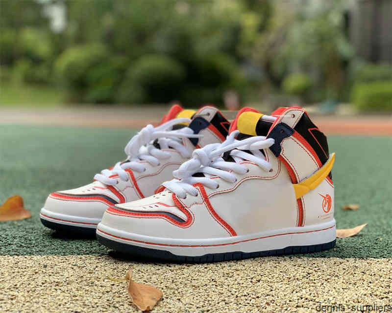 

News Gundam x High PRO Skateboard Shoes White Red Black Casual Runner Outdoor Trainers Sneakers Sports ship, #1