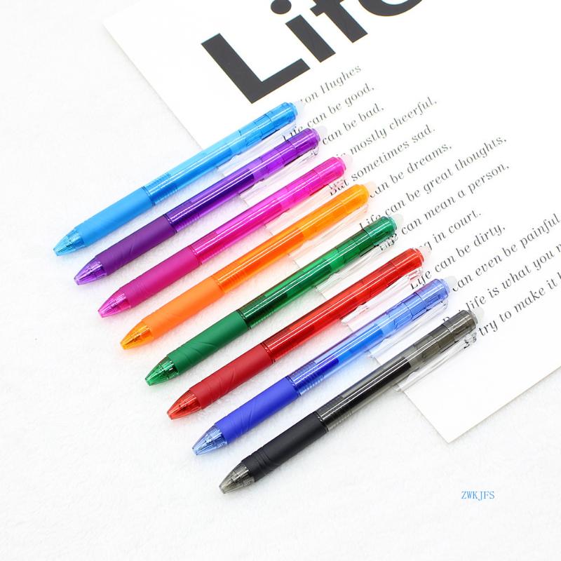 

Gel Pens 50pcs Erasable Pen Press Friction Plastic Advertising Spot 8 Colors