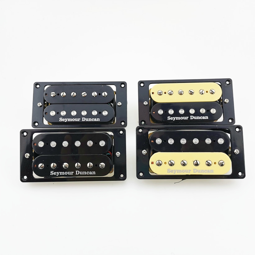 

Seymour Duncan Electric Guitar Double Humbucker Pickups 4C zebra / Black 1 set Guitar Parts