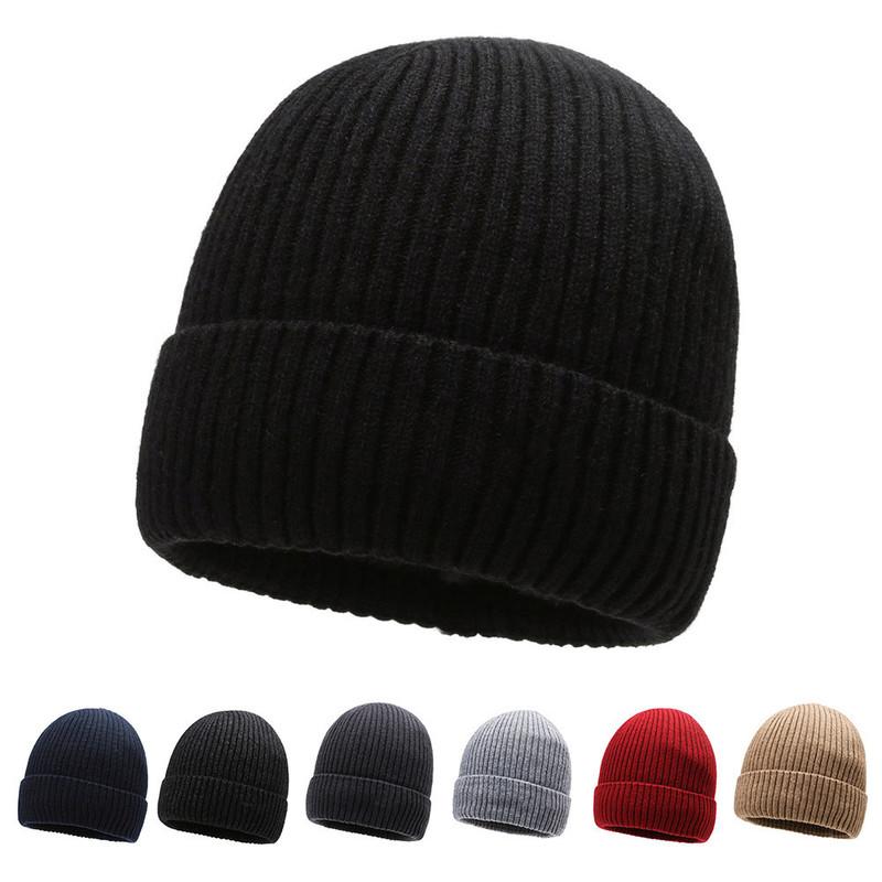 

Berets Beanies Men's Winter Hats For Men Scarf Women Beanie Hat Brand Knitted Cap Homme Bonnet Caps, Red