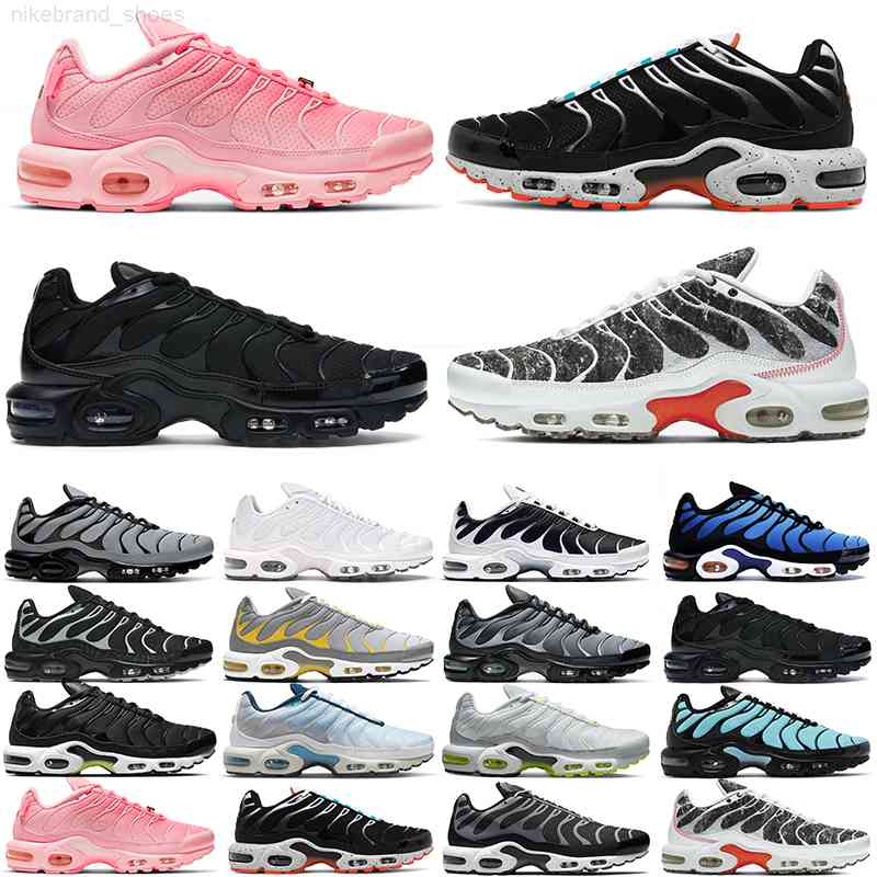 

tn plus men women running shoes triple Black Aquamarine white Atlanta Crater Psychic Blue Volt Sky mens trainers outdoor sports sneakers, 40