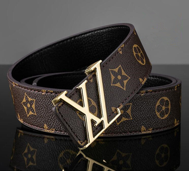 

2021 Fashion Big buckle genuine leather belt No box designer belts men women high quality new mens belts AA6, Black;brown