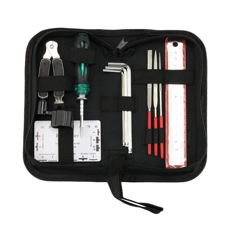 

Guitar Tools Kit Musician's Repair Maintenance Accessories Set for Guitar Ukulele Bass Mandolin Banjo