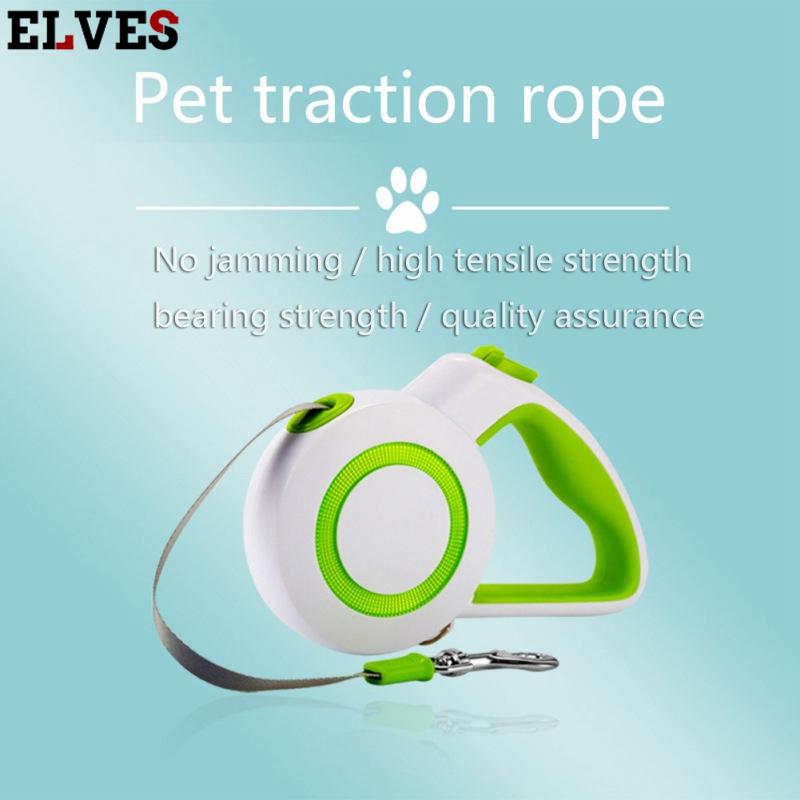 

3/5M Pet Automatic Retractable Reflective Luminous Dog Leash ABS Nylon Night Walking Running Leads For Small Medium Large Dogs