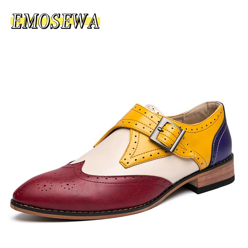 

Mens Dress Shoes Formal Business Genuine Leather Shoes for Men Fashion Oxford Italy Designer Wedding Party Plus Size, Brown