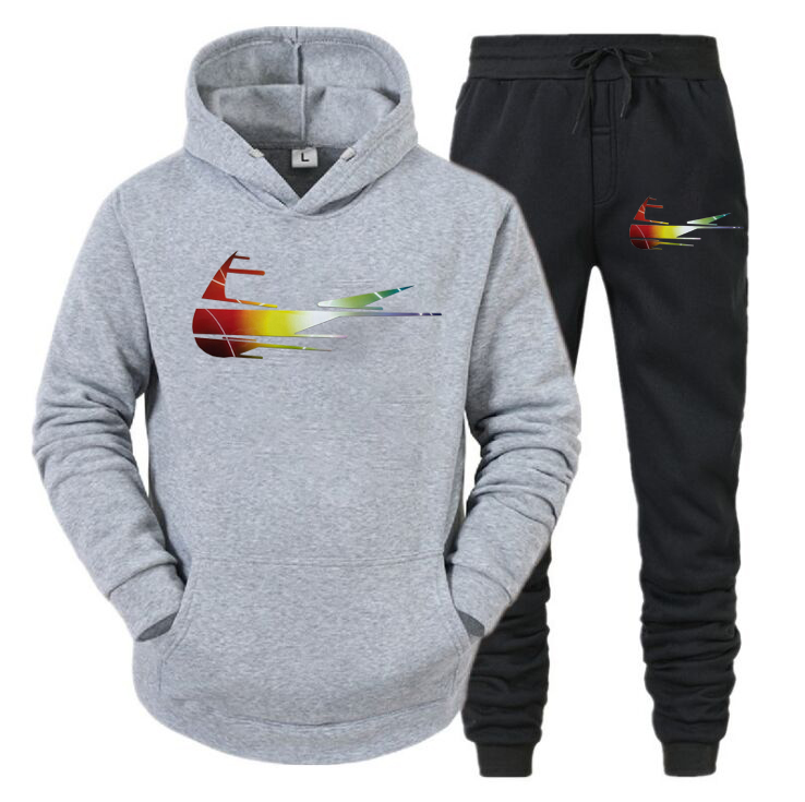 

Designers Clothes Brand Men's Tracksuits Suit Sportswear 2021 Casual Hooded Pants Sweatshirt Jogging Sweatpants, Blue