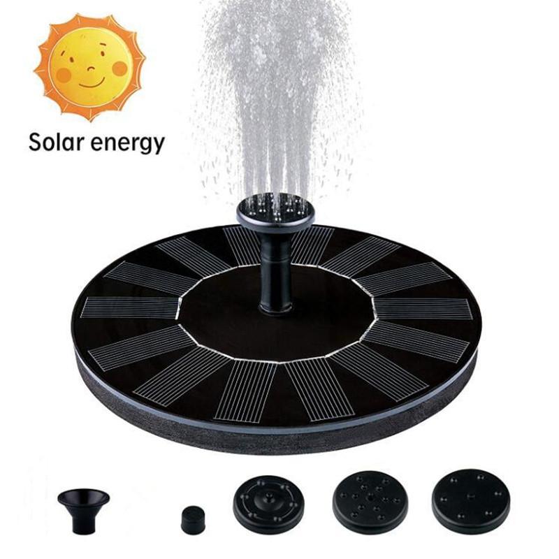 

New Solar Power Water Fountain Pump 7V Garden Fountain Pump Bird Bath Water Floating Pond Garden Patio Decor