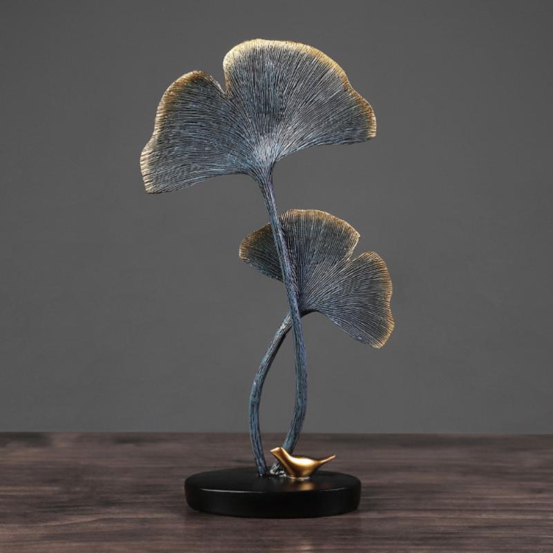 

Resin Ginkgo Leaf Ornament Retro Funny Creative Ginkgo Leaf Model Ornament Craft Decoration for Home Store (A Pattern, Assorted, Assorted color