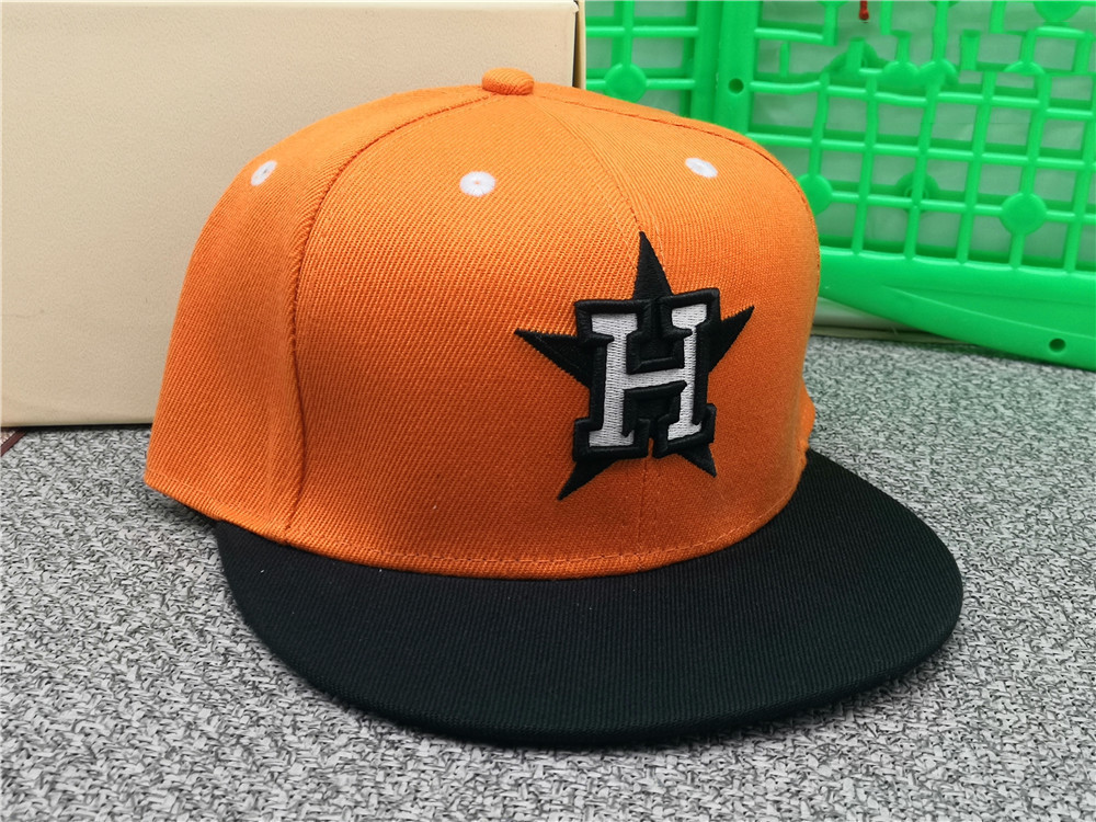 

Top sale nuevo Houston sombreros hombre bonita letra caps béisbol adulto pico plana Gorra ajustada Hip Hop hombres mujeres completa cerrado Hat