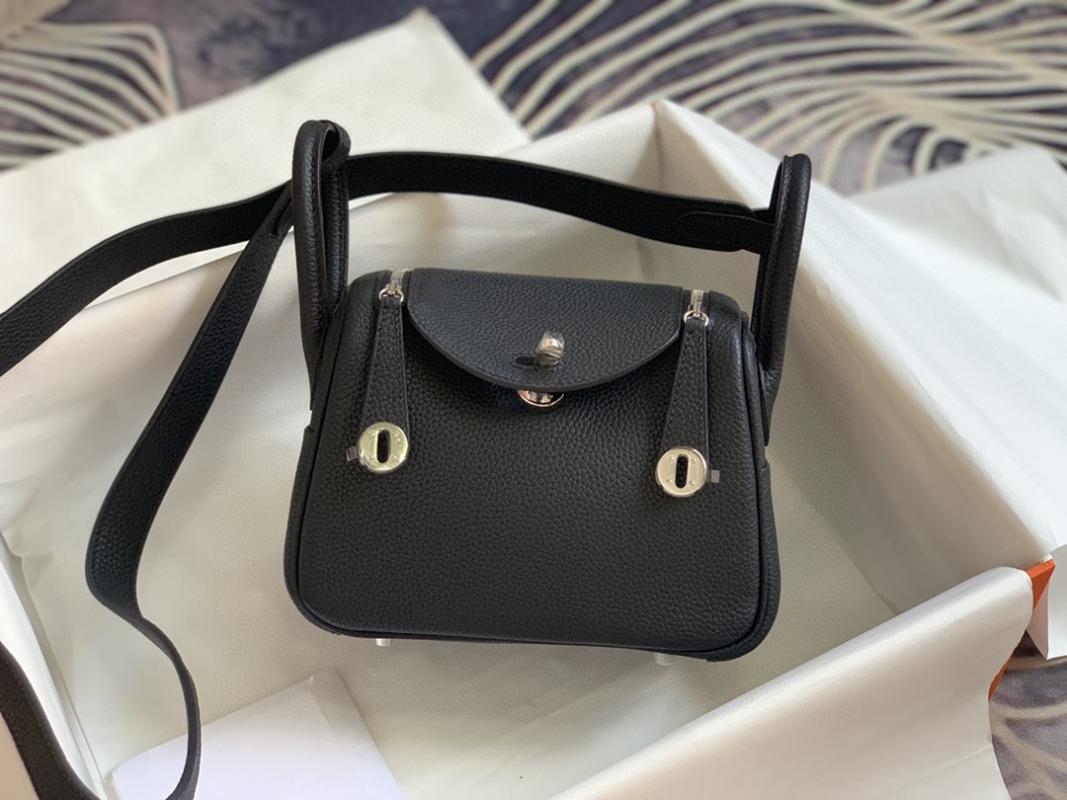 

Evening Bags Handmade Brand Mini Limdy PURSE,Luxury HANDBAG,19CM,Black Color,TC Leather,Wax Line Stitching,