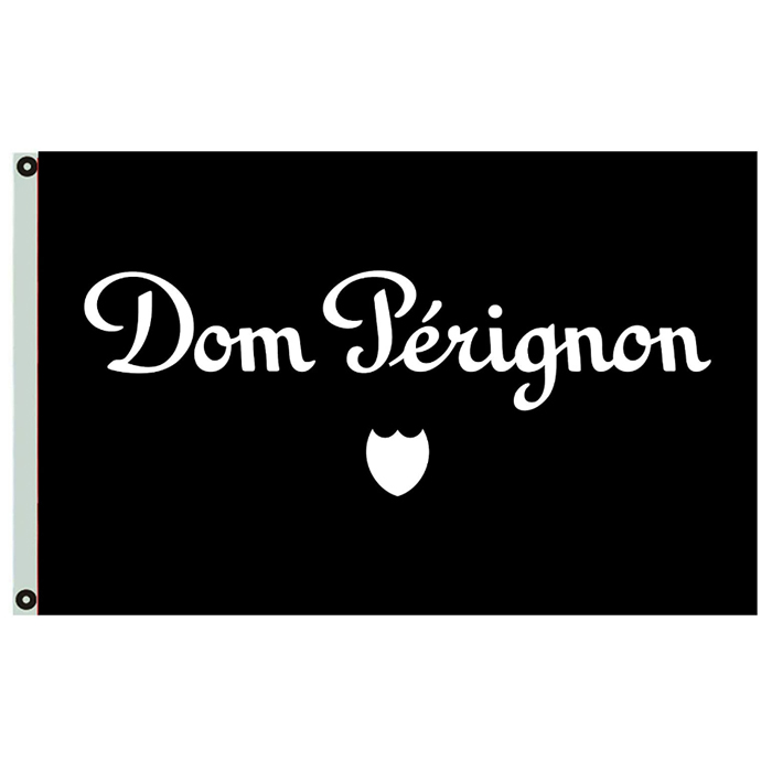 

Dom Perignon Champagne Flags Banners 3X5FT 100D Polyester Fast Shipping High Quality Vivid Color With Two Brass Grommets