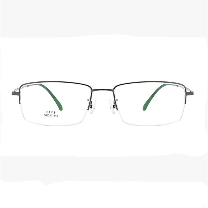 

Fashion Sunglasses Frames Thick Gold Plating Spectacle Frame Men's Business Half Rim Eyeglasses Ladies Simple And Comfortable Myopia Eyewear