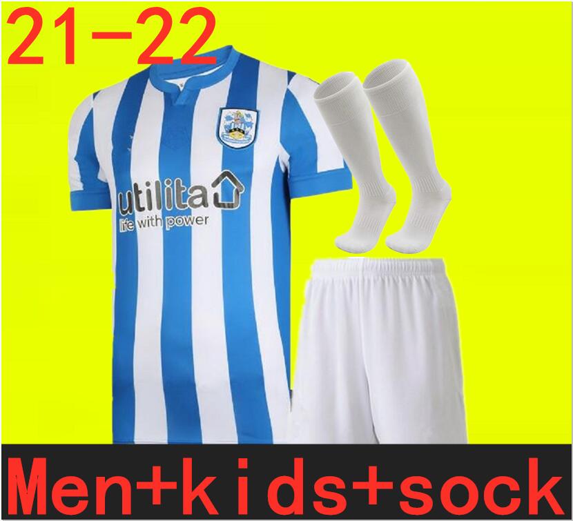 

Adults and kids HUDDERSFIELD TOWN 2021-2022 HOME KIT Soccer Jerseys), White