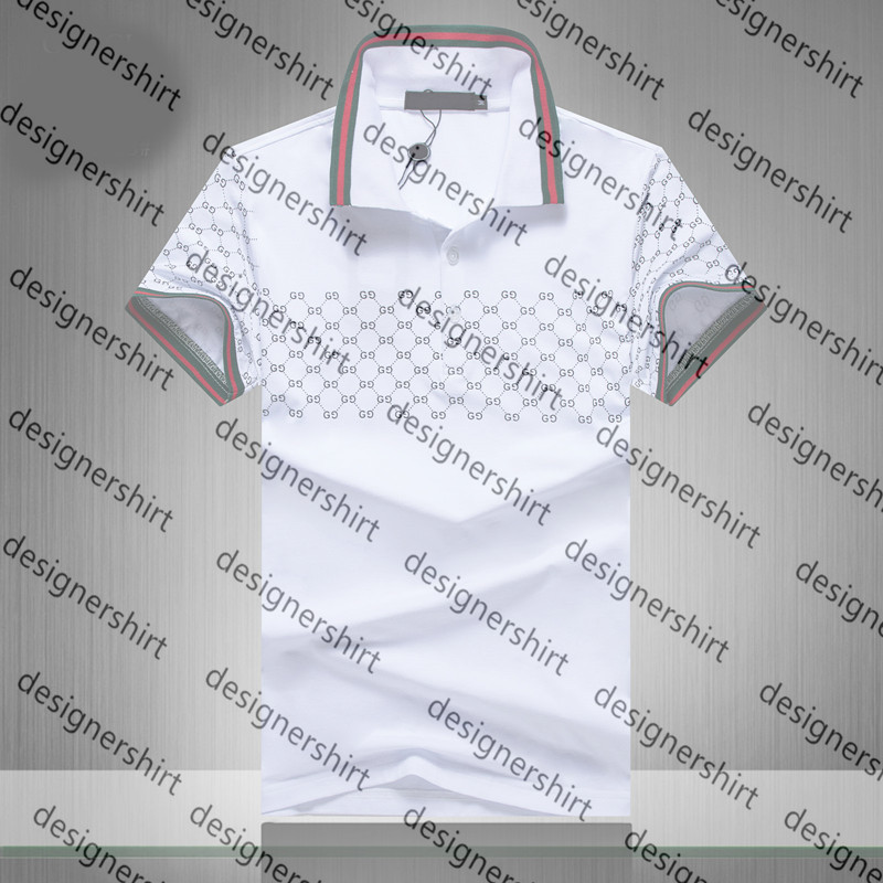 

2021 Italy Mens Designer Polo Shirts Man High Street Embroidery Garter Snakes Little Bee Printing Brands Top Quality Cottom Clothing Tees, Make up the price