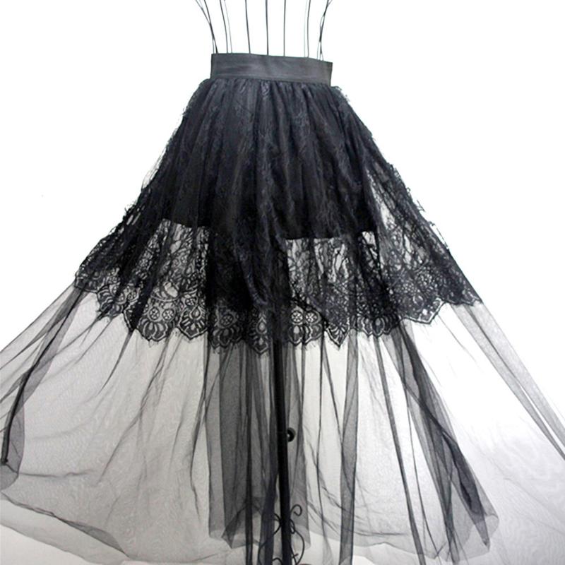 

Skirts 2021 Skirt Faldas Mujer Moda Dress Women Lolita Petticoat 2 Layered Tutu Crinoline Underskirt Winter, As pic