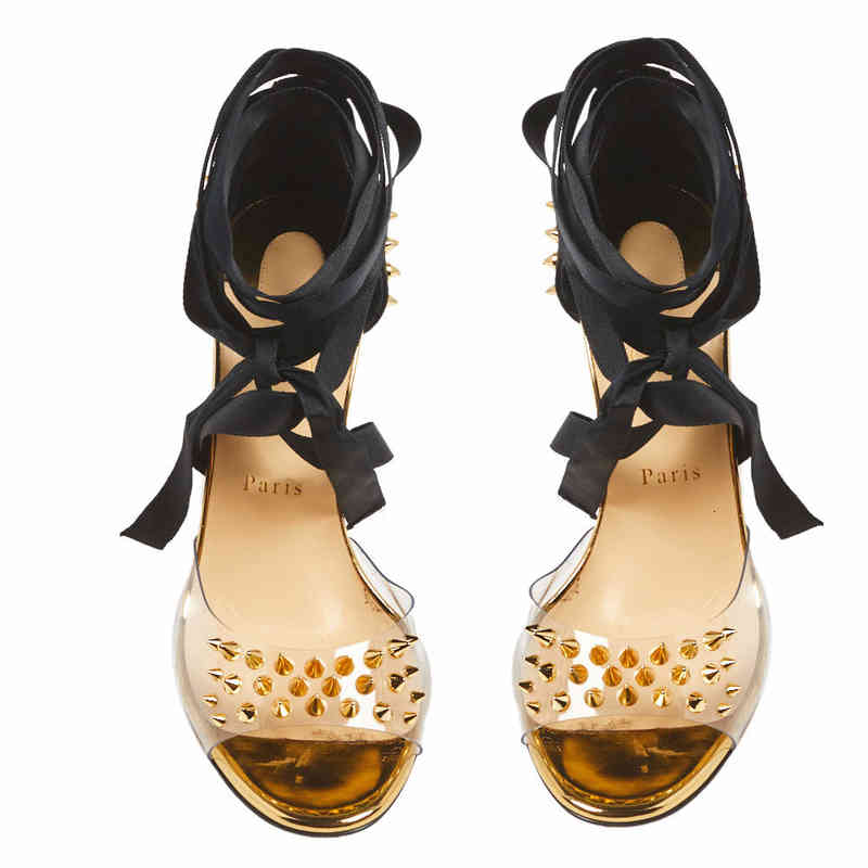 cheap black red bottom heels