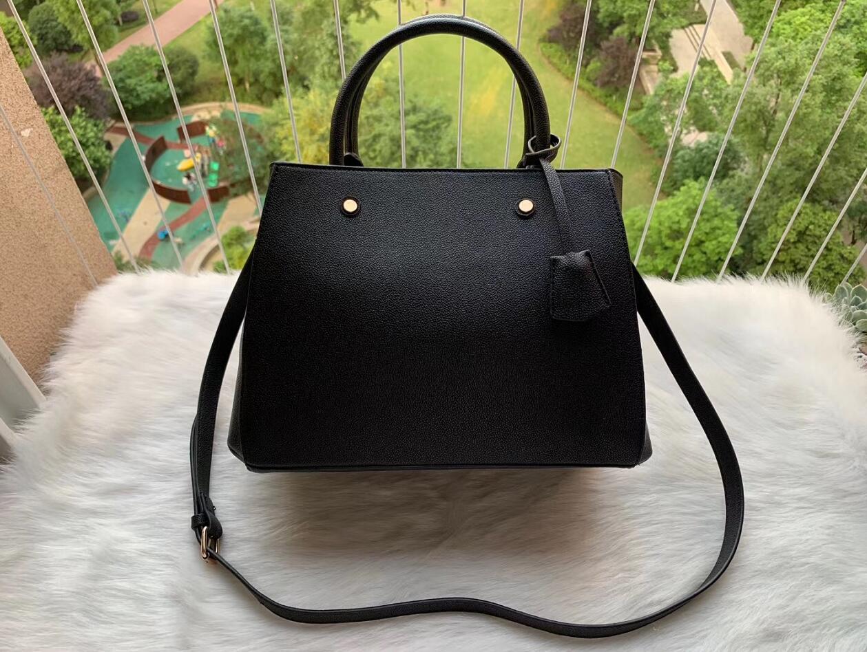 

New High Quality Bags Classic Handbags Shoulder Bags Handbag Womens Bag Women Shopping Bag Purses Brown Bags Leather Clutch Fashion Taschen, 1 embossed black