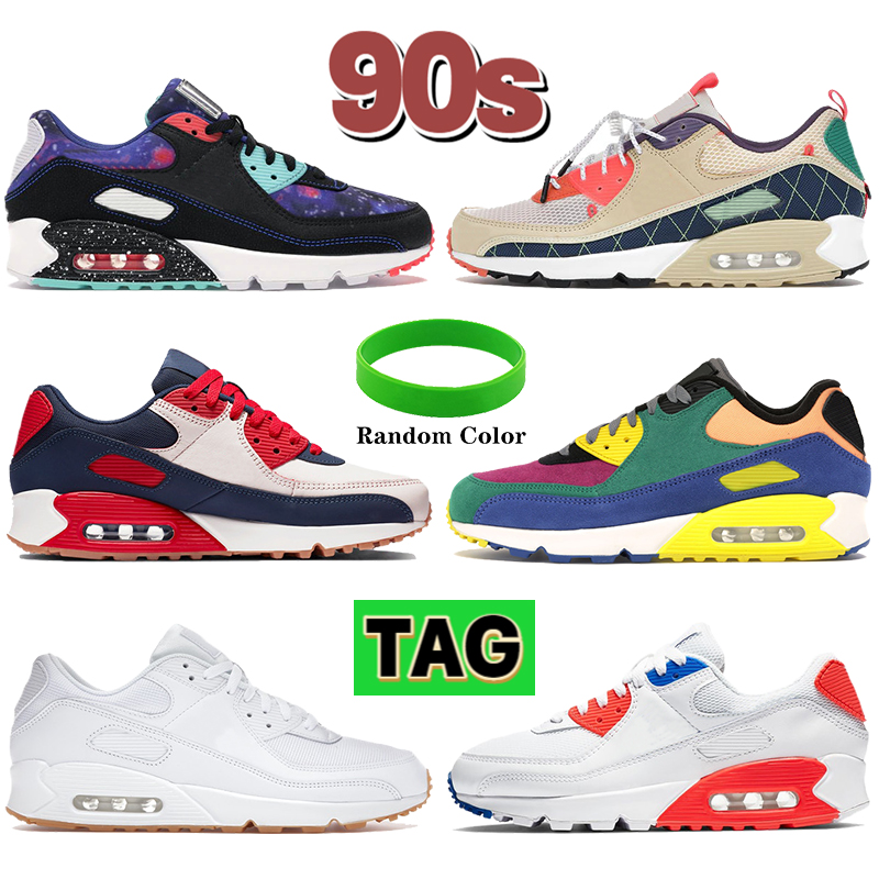 

2022 Newest Cushion 90s running Shoes mens galaxy trail team gold home away red ultramarine laser blue triple black white womens Sneakers, Bubble wrap packaging