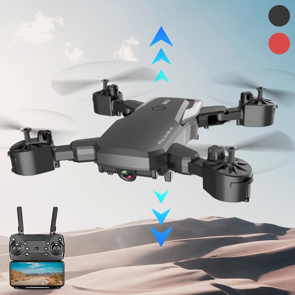 

2021 NEW Drone 4k profession HD Wide Angle Camera 1080P WiFi fpv Drone Dual Camera Height Keep Drones, Black