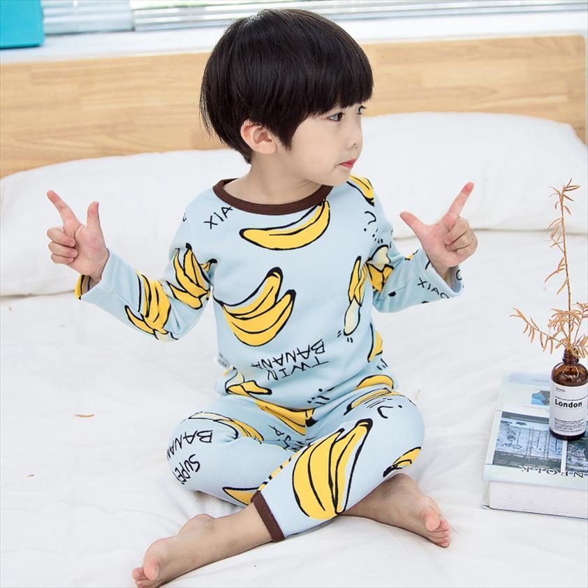 

children cashmere underwear suit baby keep warm thickening autumn winter boy girl pajamas tide 2 piece cute, White