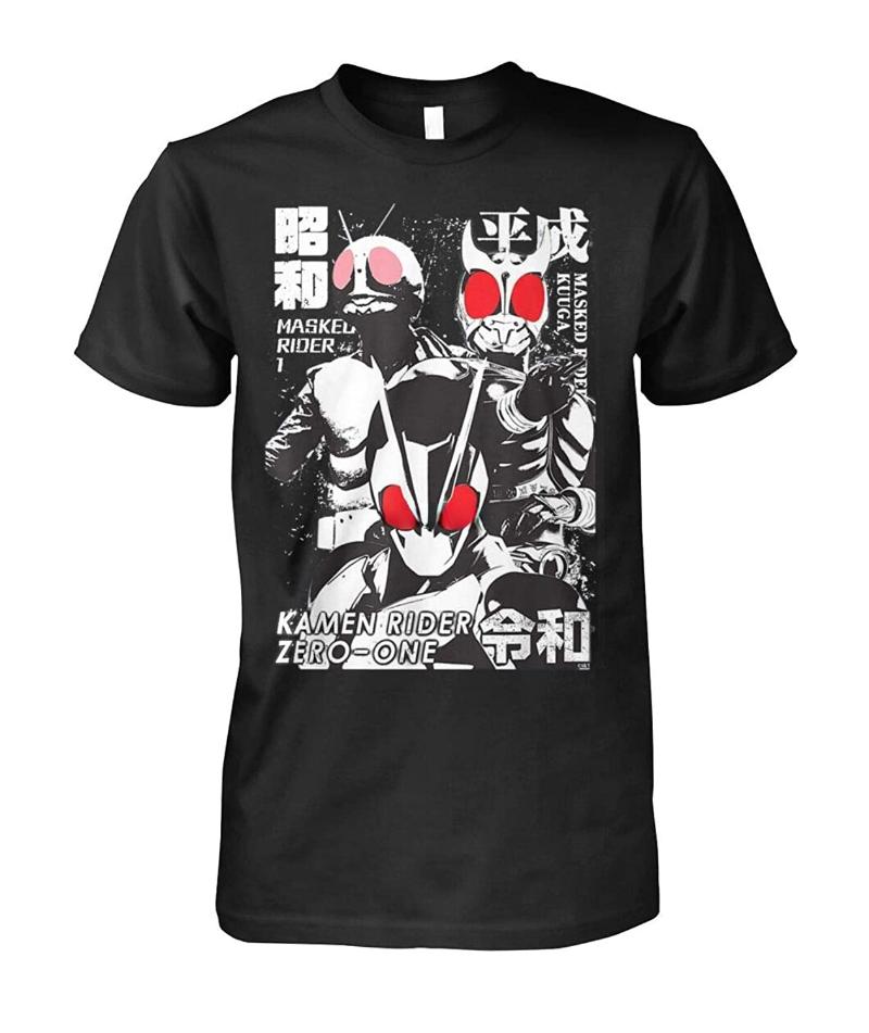 

Men's T-Shirts Japanes Hero Tee Kamen Rider Zero One Classic Cool T-Shirt For Men Women, White;black