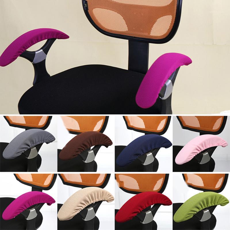 

Pieces Stretch Polyester Computer/Office/Rotating Desk Chair Armrest Covers Slipcover Pads Arm Universal