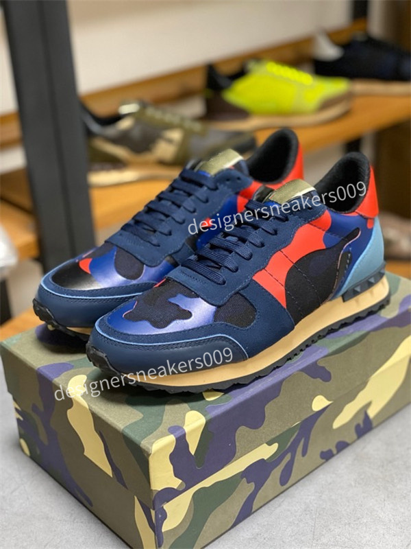 

2021 Dress Shoes fashion rivet camouflage sneakers top quality men and women flat shoes luxury designer casual shoes, 05