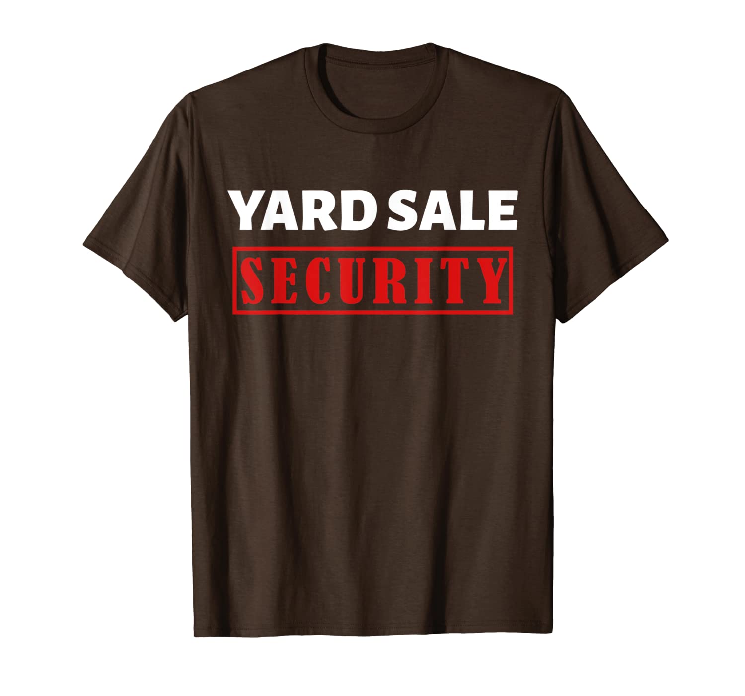 

yard sale security funny garage sale lovers t-shirt, White;black