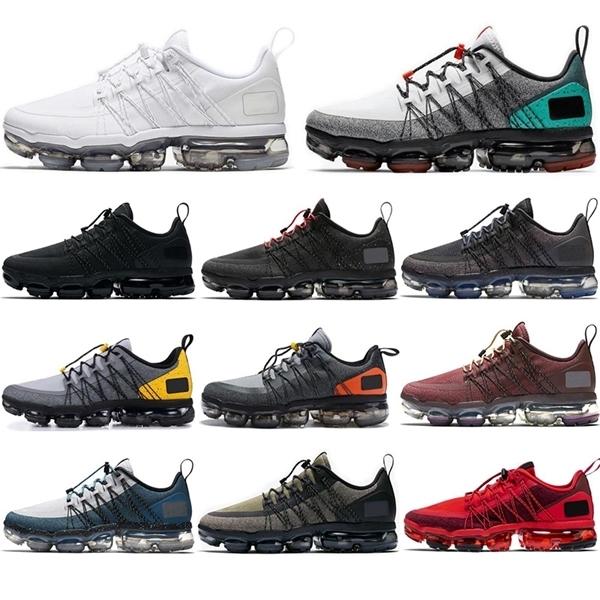 

2021 High Quality Mens Trainers Run Utility Running Shoes Men Cushions Sneakers triple black white Throwback Future Anthracite Sports shoes, #6 red 40-45