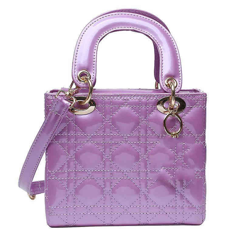 

bag Bag female 2021 new Diana bags fashion handbag square rattan pattern messenger small, Multi