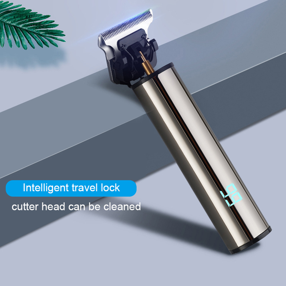 

Mini Electric Hair Trimmer Professional USB Rechargeable Cordless LCD Display Hair Clipper For Men Beard Trimmer Cutting Machine