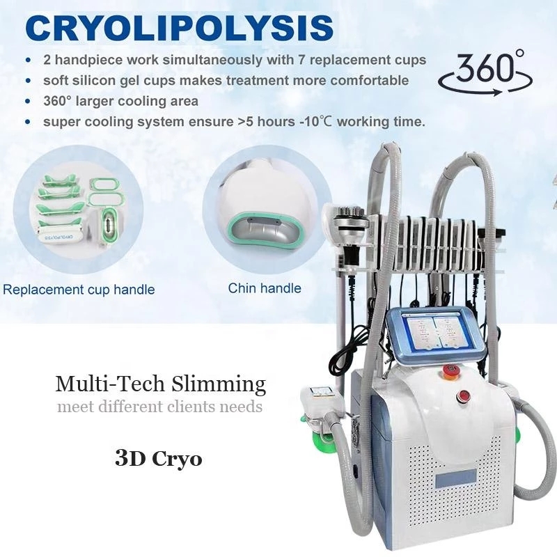 

360 Portable cavitation fat freezing machine body slimming weight loss lipolaser anti cellulite dissolve cold therapy massager