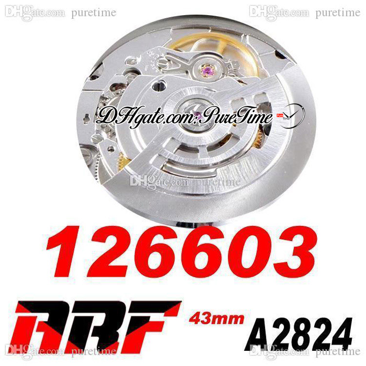 

ARF V3 Sea Deep ETA A2824 Automatic Mens Watch 43mm Two Tone Yellow Gold Ceramic Bezel Black Dial 904L Steel Bracelet 126603 Super Edition 2021 Watches Puretime D4, Customize