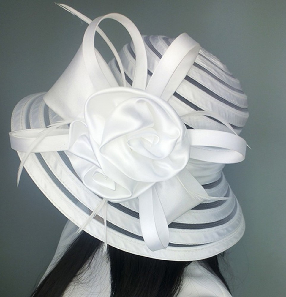 

British top grade crystal gauze hat Organza banquet sunshade Sha Nan Hat Lady, Blue;gray