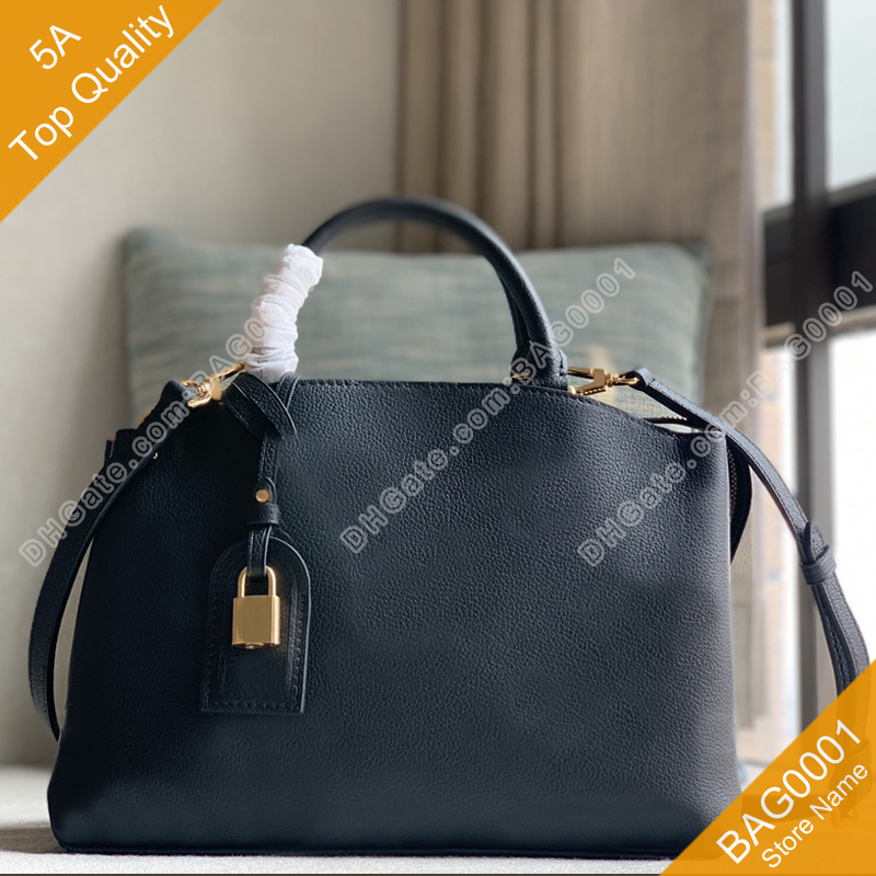 

5A Top Quality Tote Bag Feminine Fashion Business Packag Lock Shoulderbags With Box B161 (58913 58914 -) BAG0001, Brown 45900
