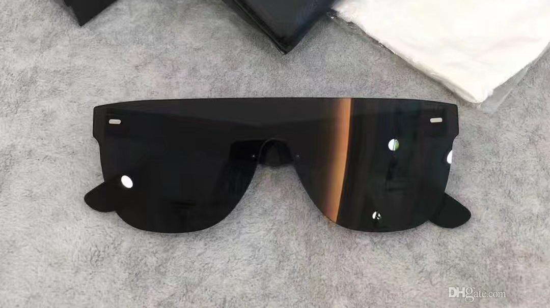 

Cool Flat Top Black Sunglasses Super by Tuttolente Men Pilot Sun glasses Gafas de sol with case