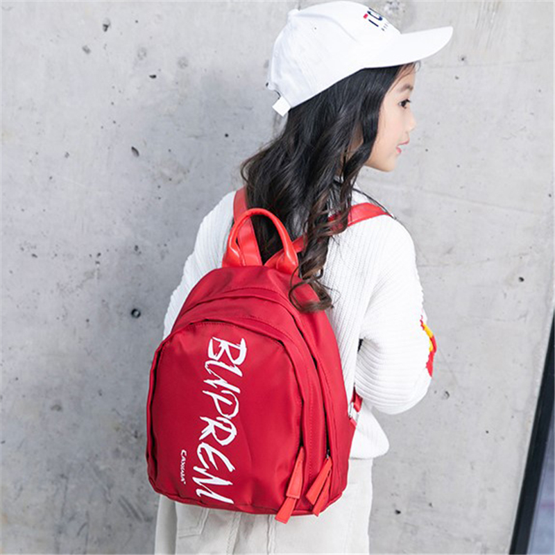 

Kids Backpack Unisex Letter Bags Children Shoulder Bags Baby Boy Girl Kindergarten Schoolbag Fashion Birthday Gift Travel Bags, Red