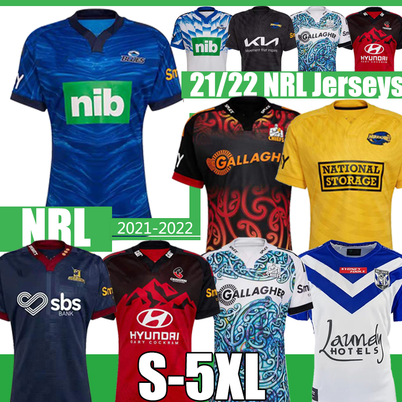 

2021 2022 Rugby Jerseys Highlanders Crusaders Fiji Drua Home Away Jersey 21/22 Hurricanes blues Chiefss shirt NRL League Size S-5XL, Black