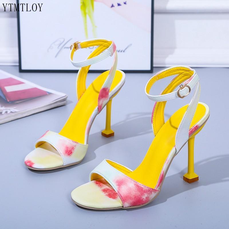 

Dress Shoes Summer Open Toe Women's Sandals Super High Heel Rubber Sole Ytmtloy Zapatos Transparentes De Mujer Sadalias Femininas, Black