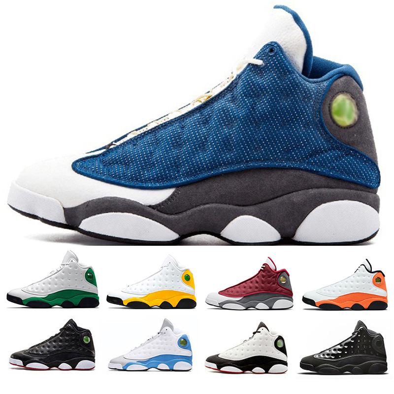 

Jumpman 13 13s mens basketball shoes sneakers of Court DMP Dark Flint Del Sol Blue Gown Barons Grey Singles Reverse Game Red Class of 2002 men women trainers sports shoe, Pay for box