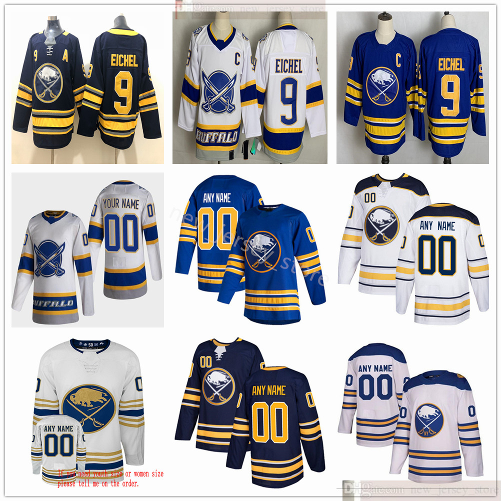 

Custom 2021 Man Women Youth Kids Hockey Buffalo Sabres Henri Jokiharju Jake McCabe Matt Irwin Riley Sheahan Tage Thompson Tobias Rieder Olof, Black;red