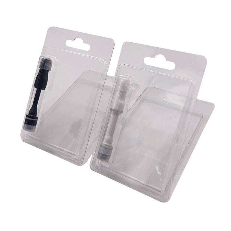 

Retail Packaging Bag Plastic Clamshell Clam Shell Blister Packing For 0.5ml 1.0ml Vape Thick Oil Cartridges Carts DHL