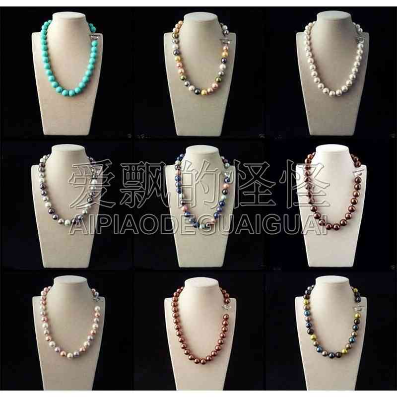 

N051114 ON Rare Huge 12mm Genuine South Sea Shell Pearl Round Beads Necklace 18''