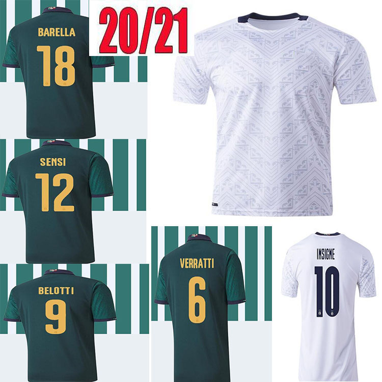 

2020 2021 ITALY Soccer Jerseys Mens Soccer Uniform Sets 20 21 Italia BONUCCI INSIGNE JORGINHO MEN Football Shirts ITALIAN Football, Black;yellow