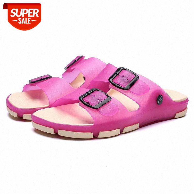 

Beach Shoes Summer Casual Slippers Candy Colour Women Outdoor Soft Shoes Bathroom Anti-Slip Home Slippers #fi4i, Black